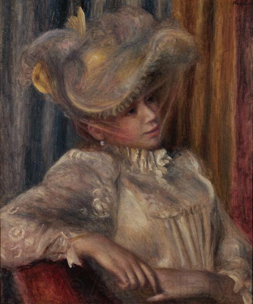 Pierre-Auguste Renoir Woman with a Hat